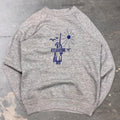 Vintage The Only Good Klansman Is A Dead One Sweatshirt Gray USA Size M Kill KKK