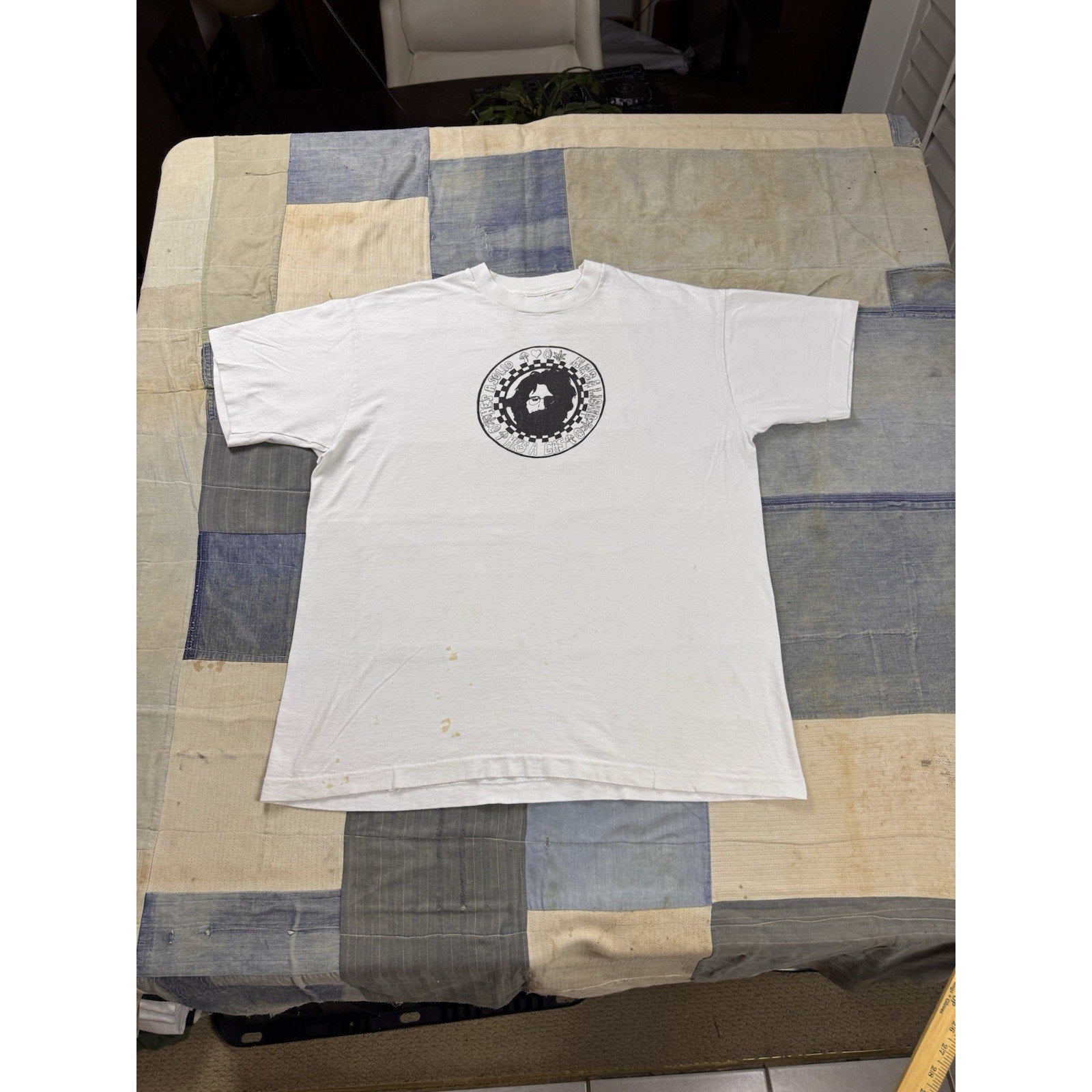 Jerry Garcia Band Summer Tour 1992 Vintage T Shirt XL Grateful Dead USA White