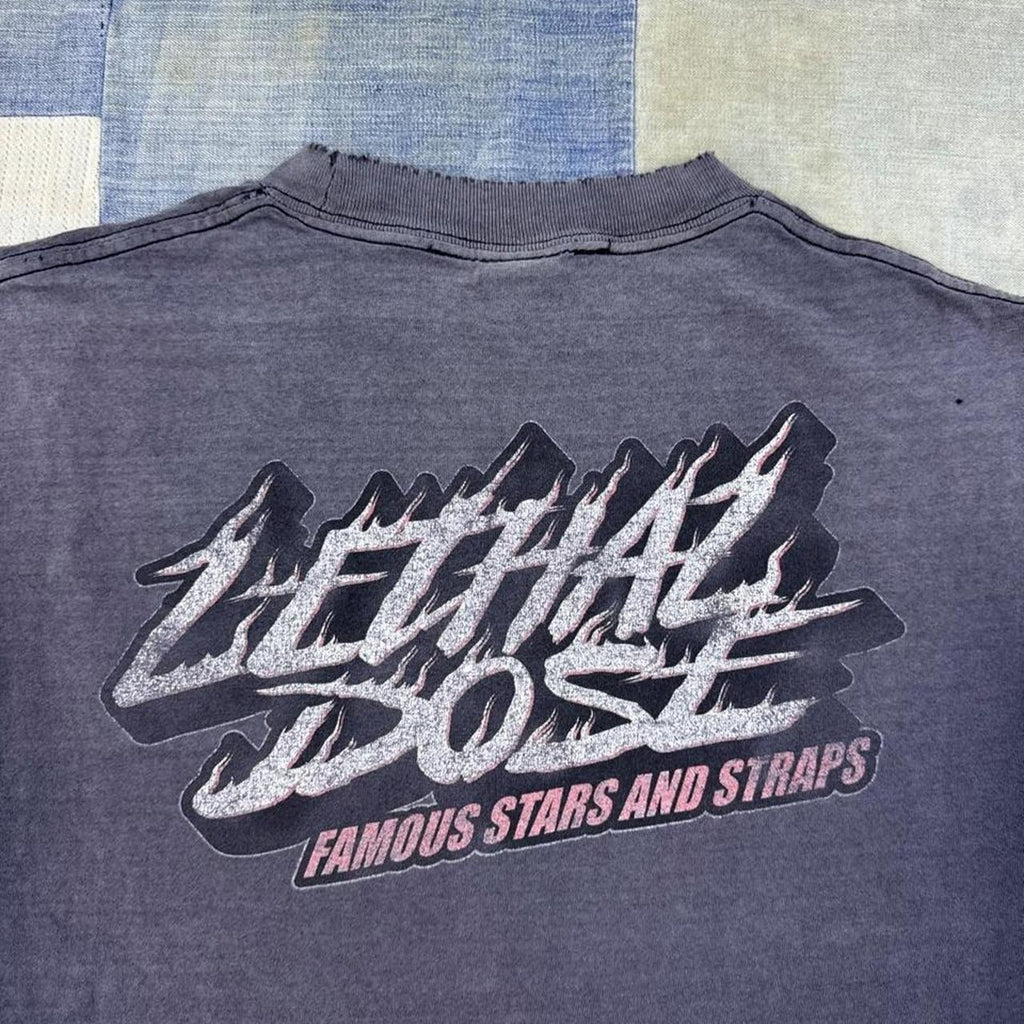 2000s Famous Stars & Straps Lethal Dose Snake Graphic Tee | Medium