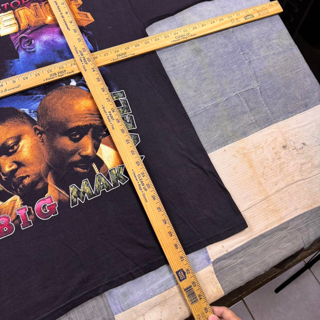 1990s Tupac Shakur and Biggie Smalls “Stop the Violence"Rap Tee | XL