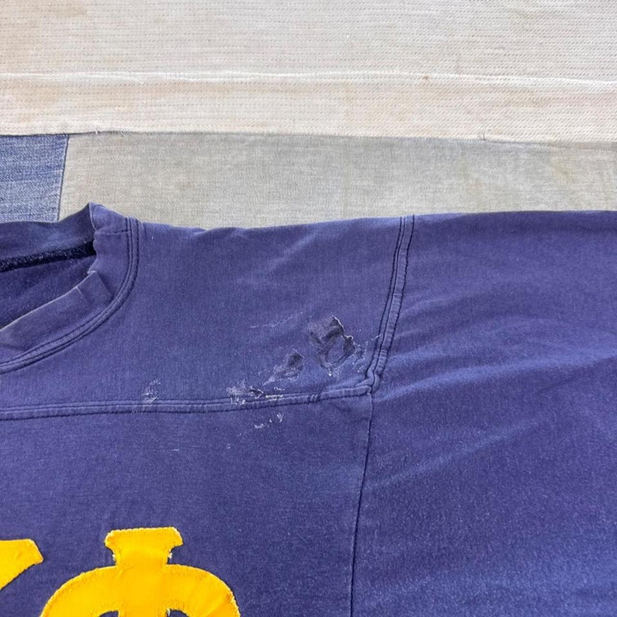 1970s Russell Athletic Pi Kappa Phi Fraternity Football Jersey Tee | Medium