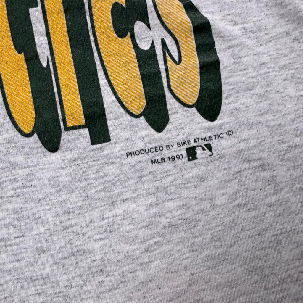 1991 Oakland Athletics Bike Athletic MLB Graphic Tee | Medium