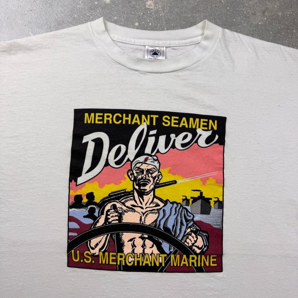 2000s US Merchant Marine Academy Graphic Tee | XL