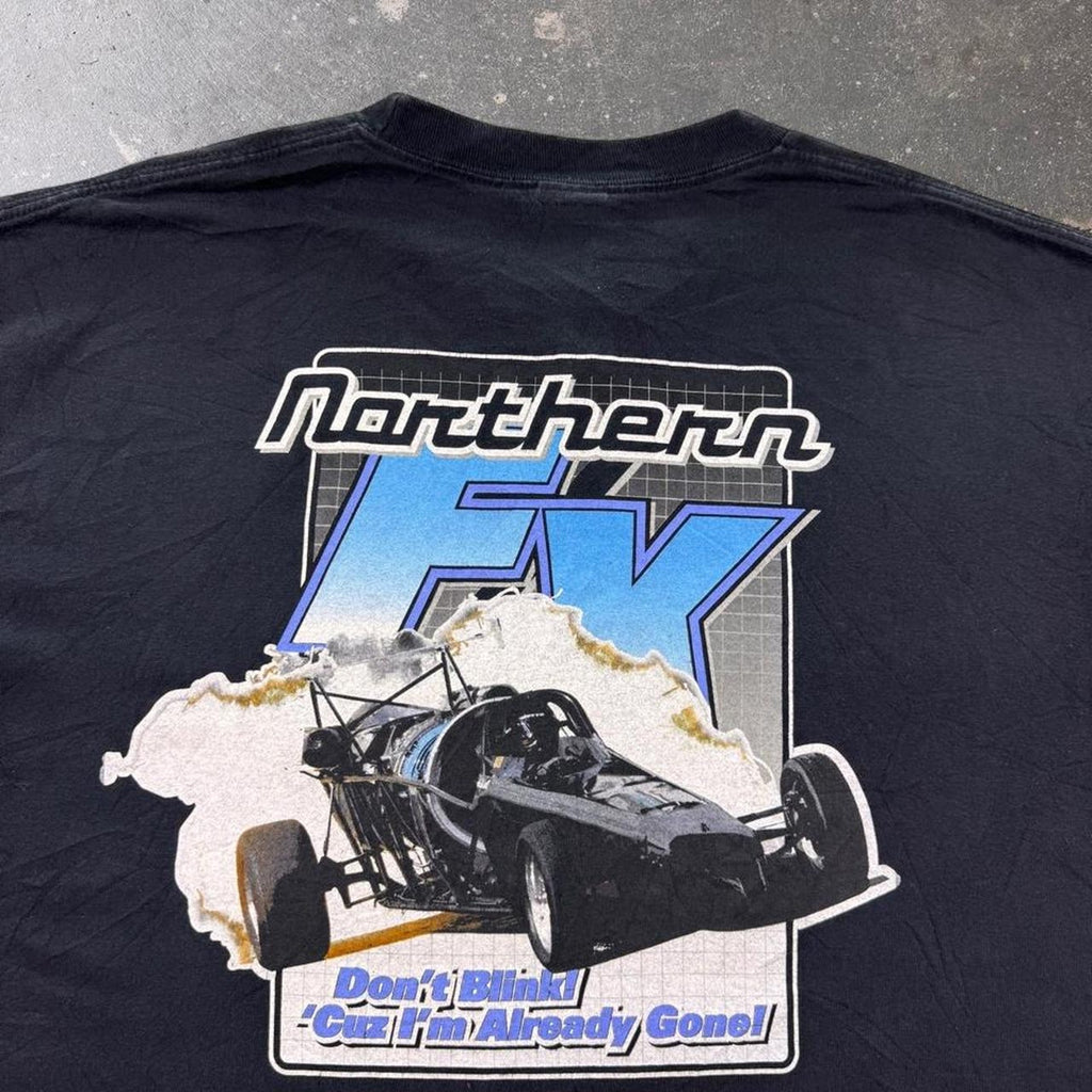 2000s Northern FX Bruce Andrew Drag Racing Tee | XL