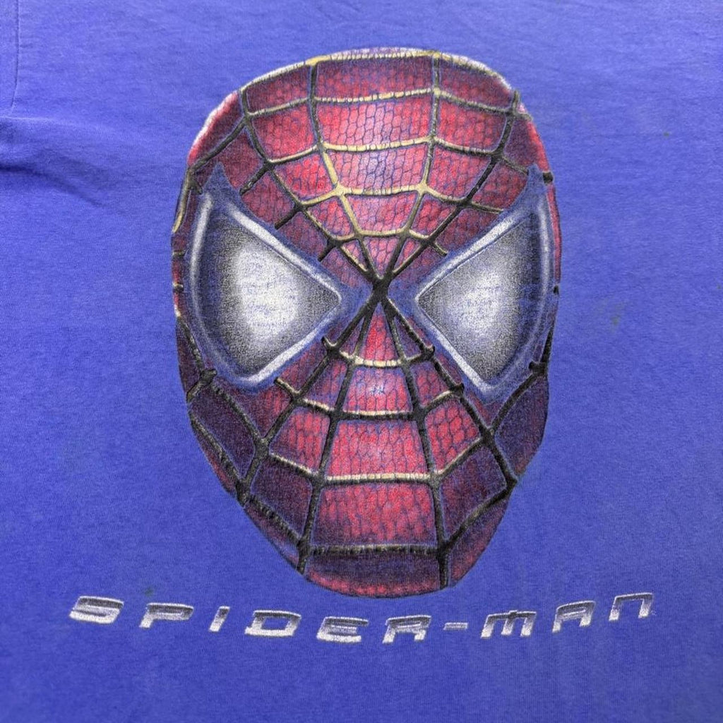 2002 Spider-Man Movie Mask Graphic Tee | Small