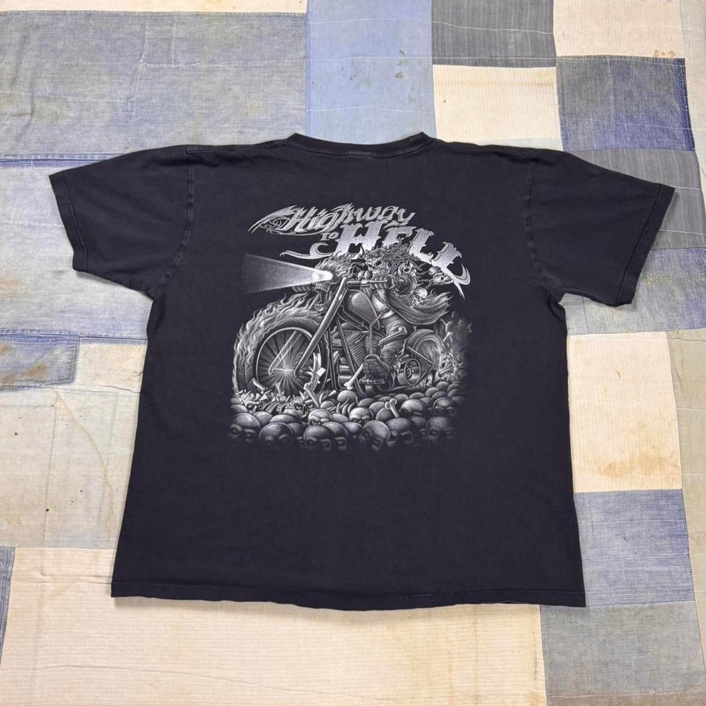 1990s Highway to Hell biker tee | XXL