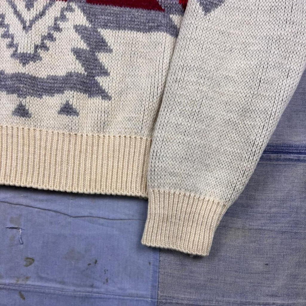1980s Pendleton High Grade Western Wear Southwestern Wool Sweater | Medium