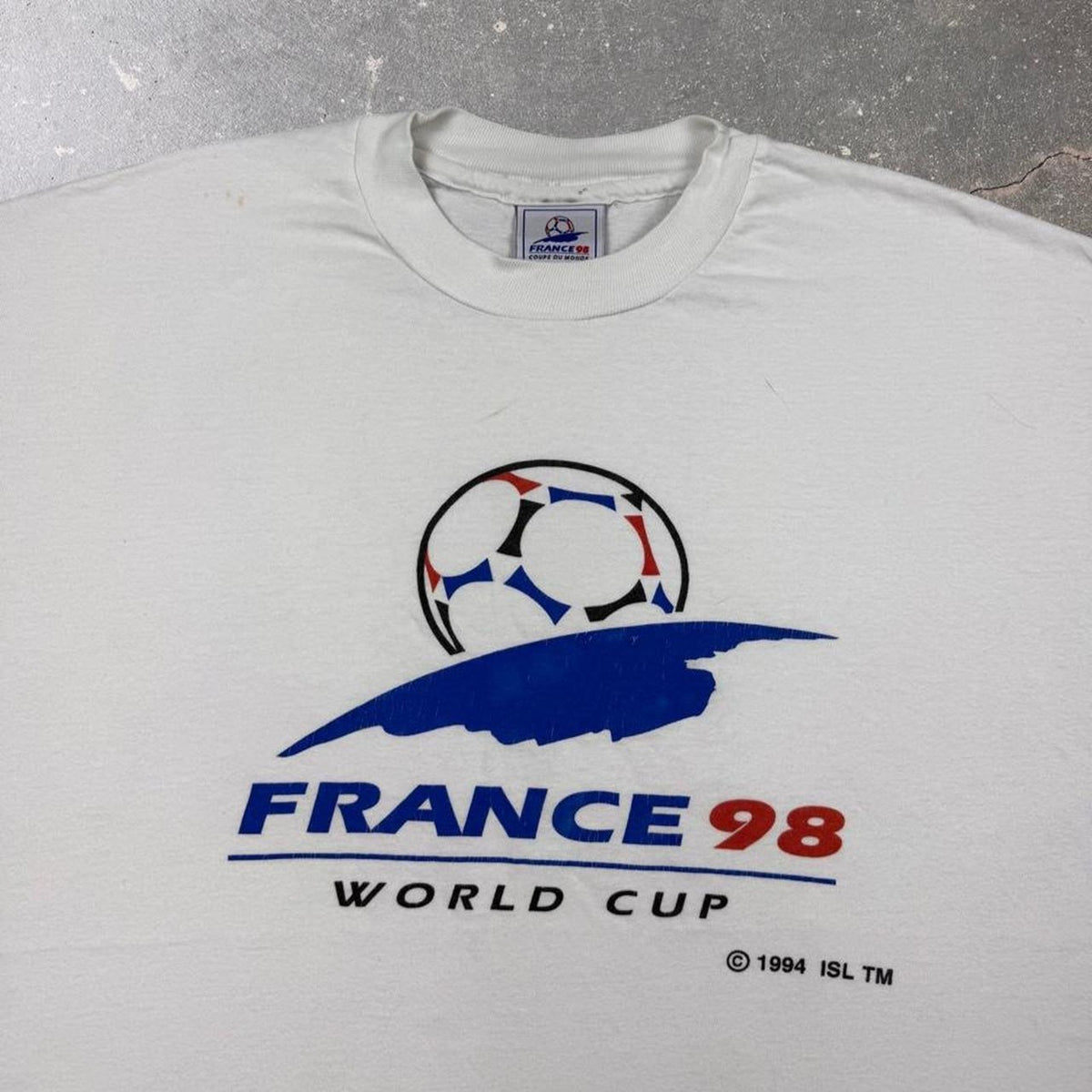 1998 France World Cup Soccer Tee | L