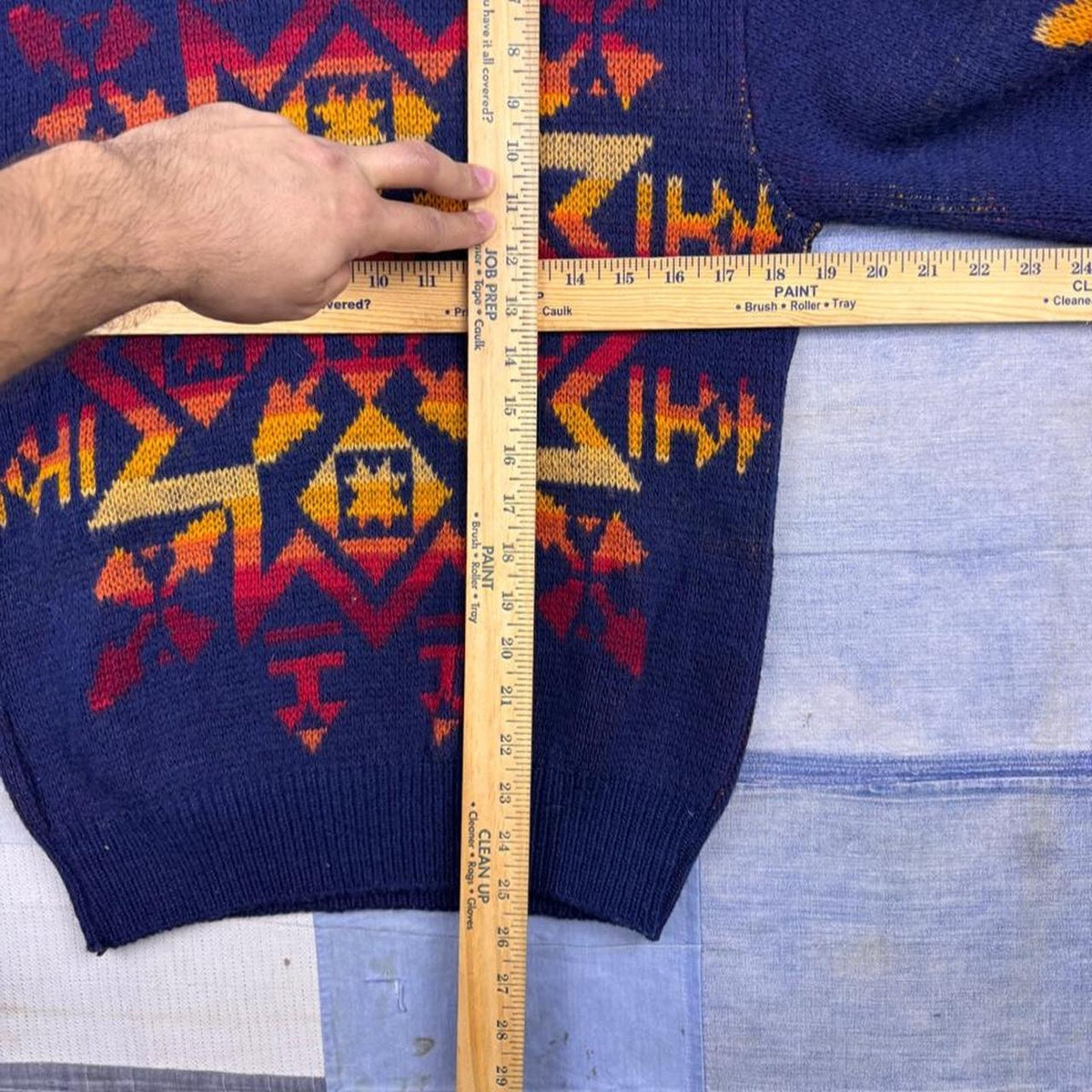 1980s Pendleton High Grade Western Wear Wool Southwestern Sweater | Medium