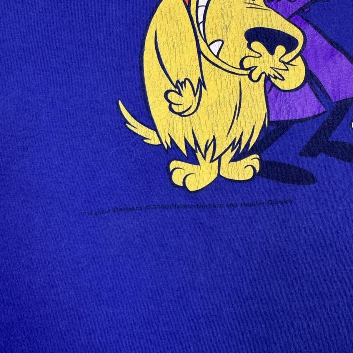 2000 Wacky Races Dick Dastardly & Muttley Cartoon Tee | Extra Large