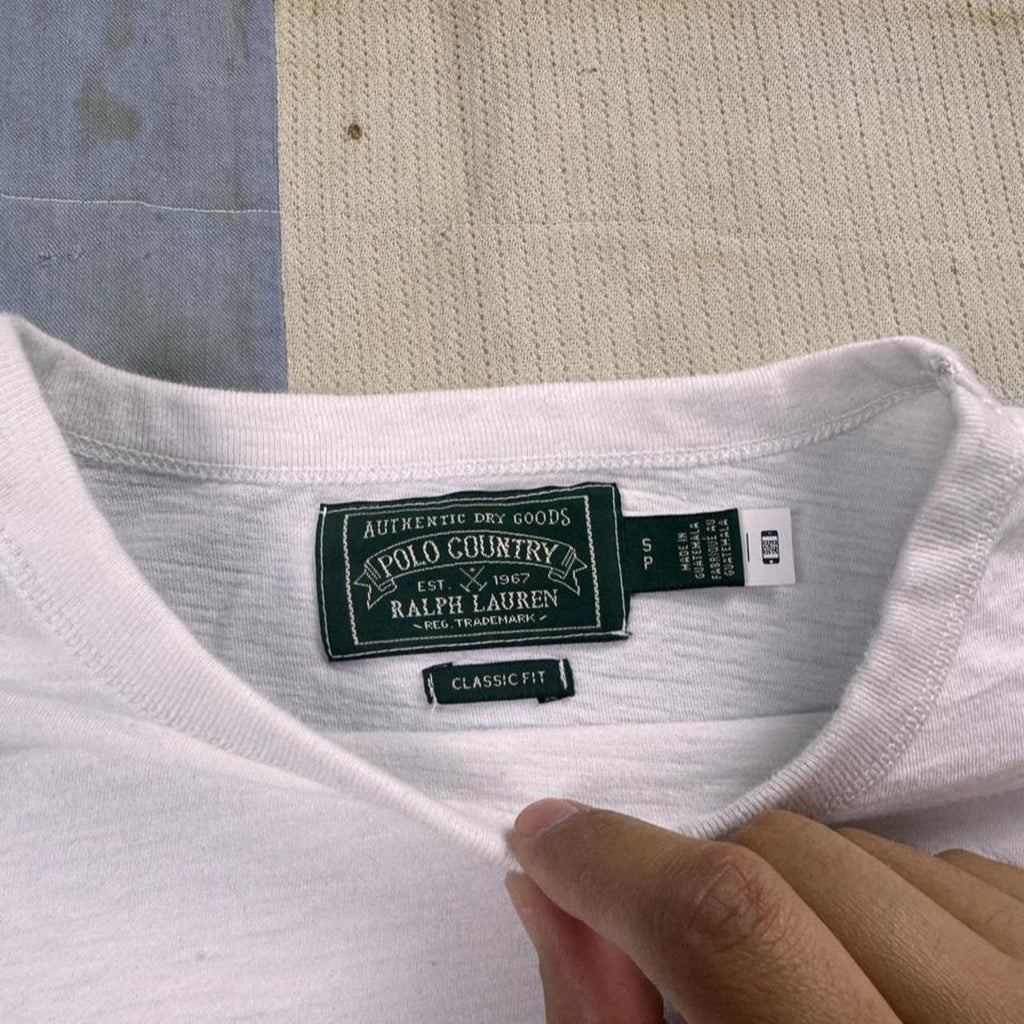 2000s Polo Country Ralph Lauren Authentic Dry Goods Graphic Tee | Small