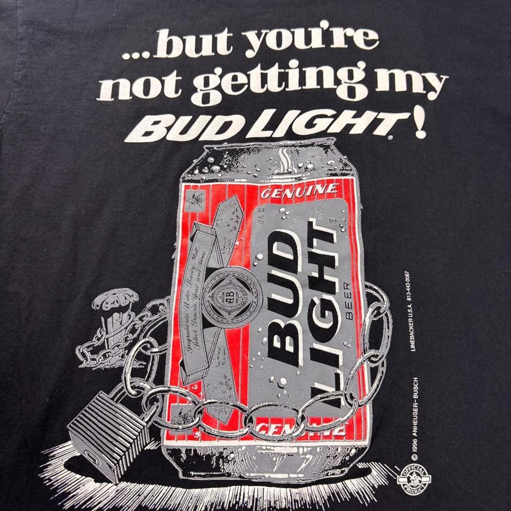 1996 Bud Light “I Love You, Man!” Beer Tee | Large