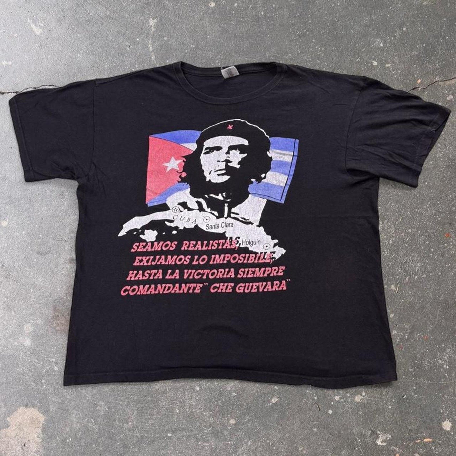 1990s Che Guevara Cuba Hasta La Victoria Siempre Tee | XL