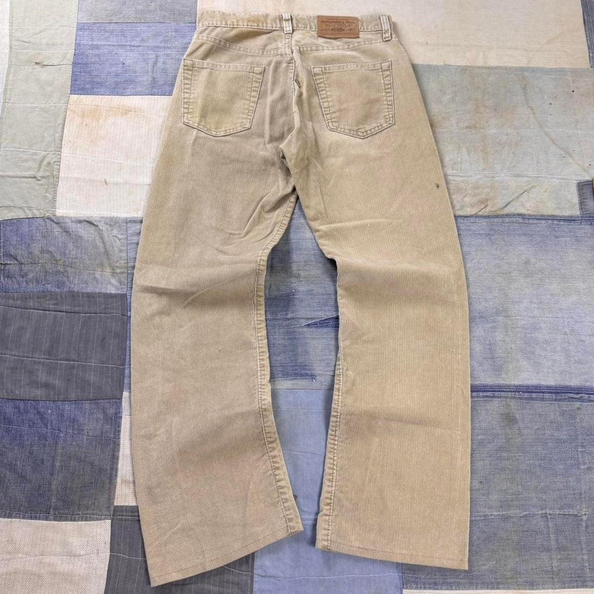 90s vintage womens abercrombie bootcut corduroy pants | 27 x 28