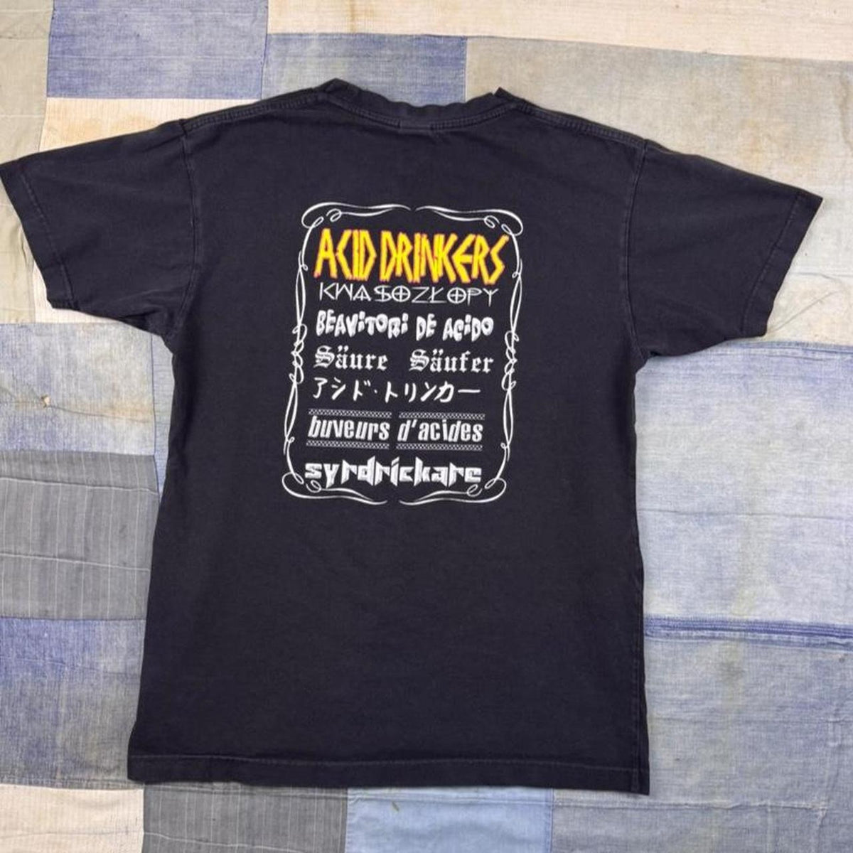 2000s Acid Drinkers Heavy Metal Double Sided Graphic Tee | Extra Large
