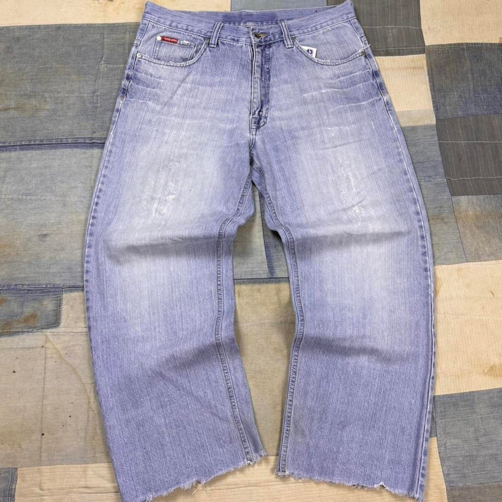 2000s Ecko Unltd light wash baggy jeans | 37 x 28