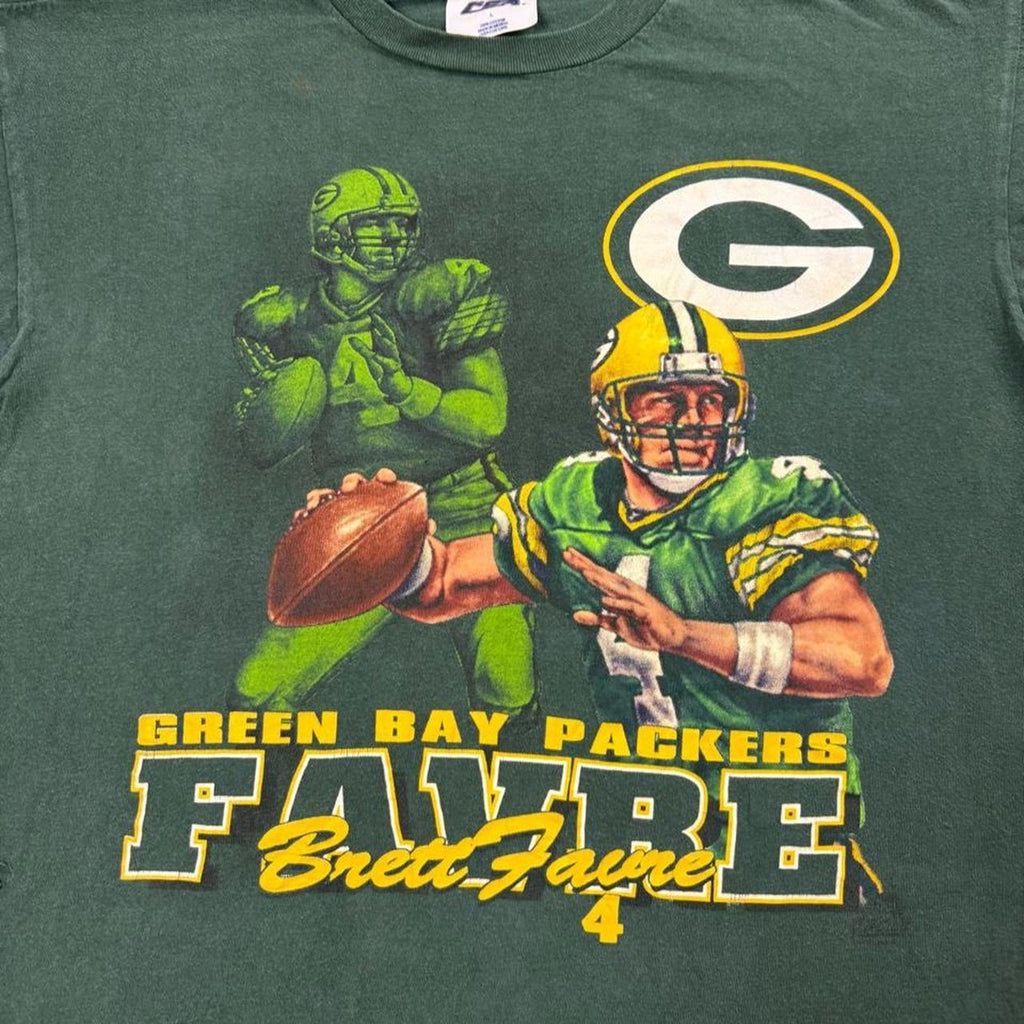 1999 Green Bay Packers Brett Favre Graphic Tee | Large
