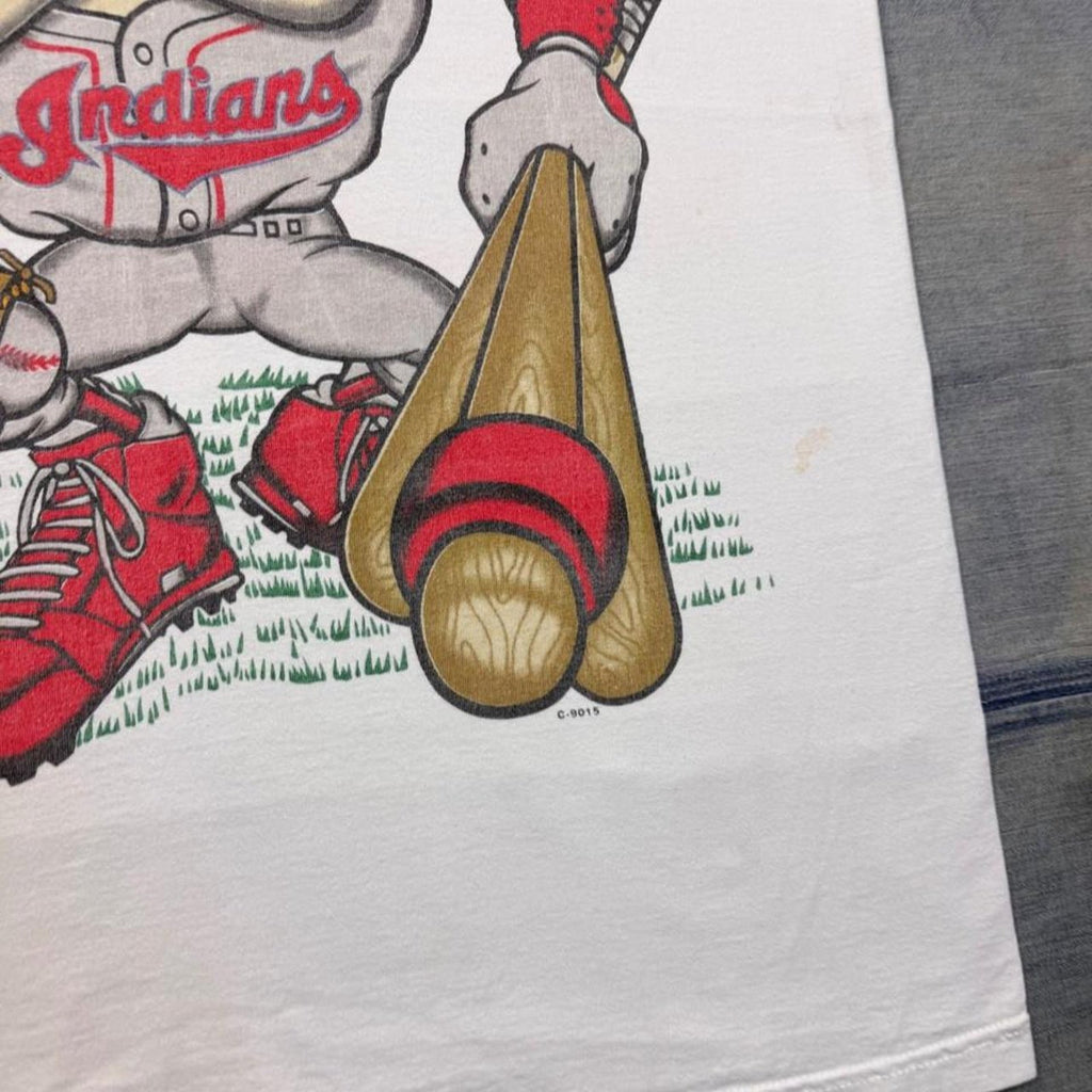 1990s Taz Cleveland Indians Mashup Tee | XL