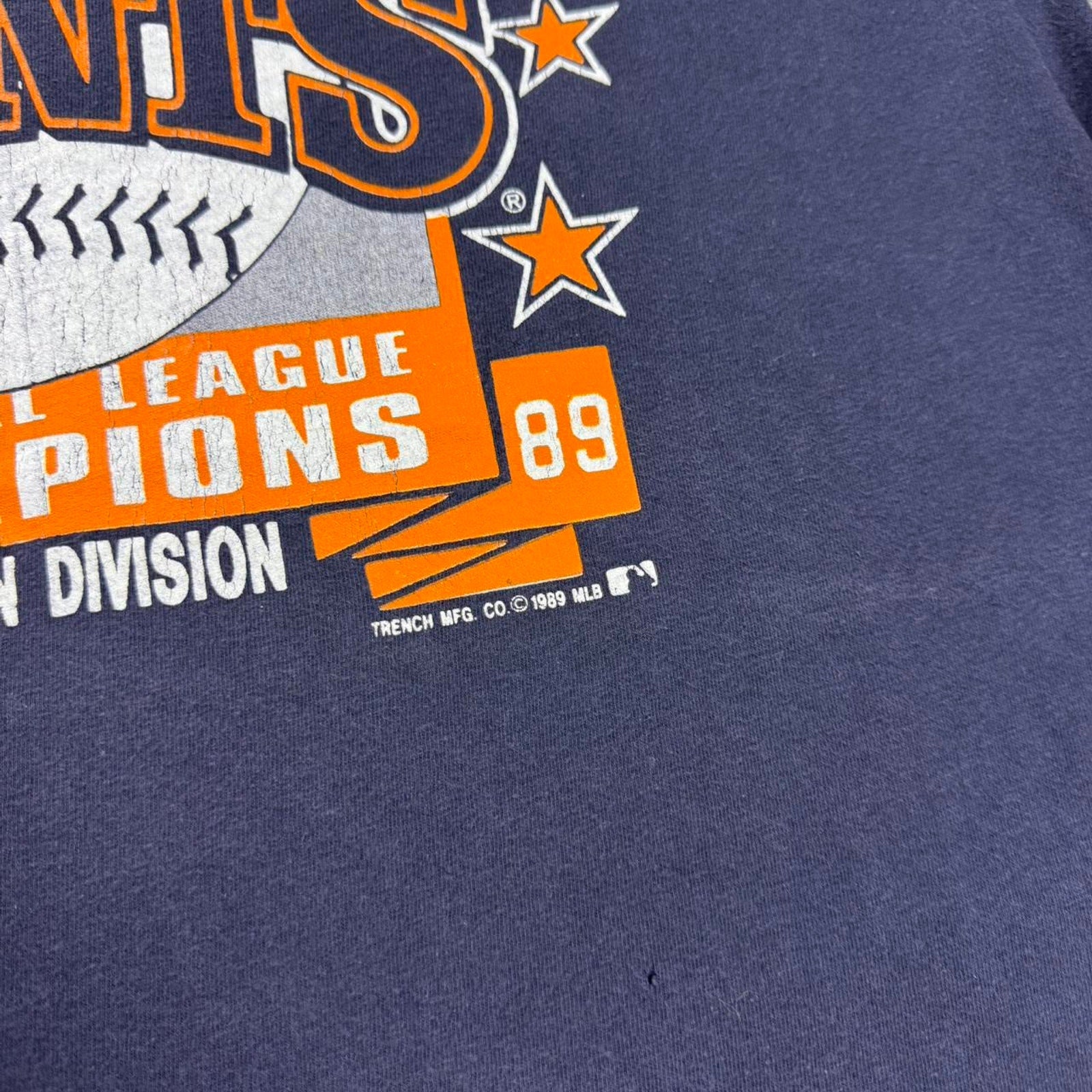 1989 San Francisco Giants National League Champions Western Division MLB