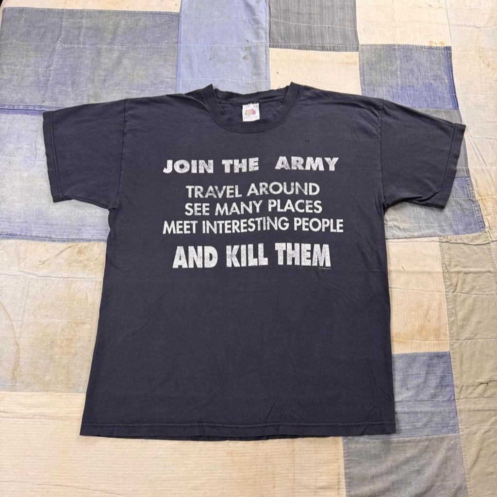 1990s Join the Army Anti War Graphic Tee | XXL