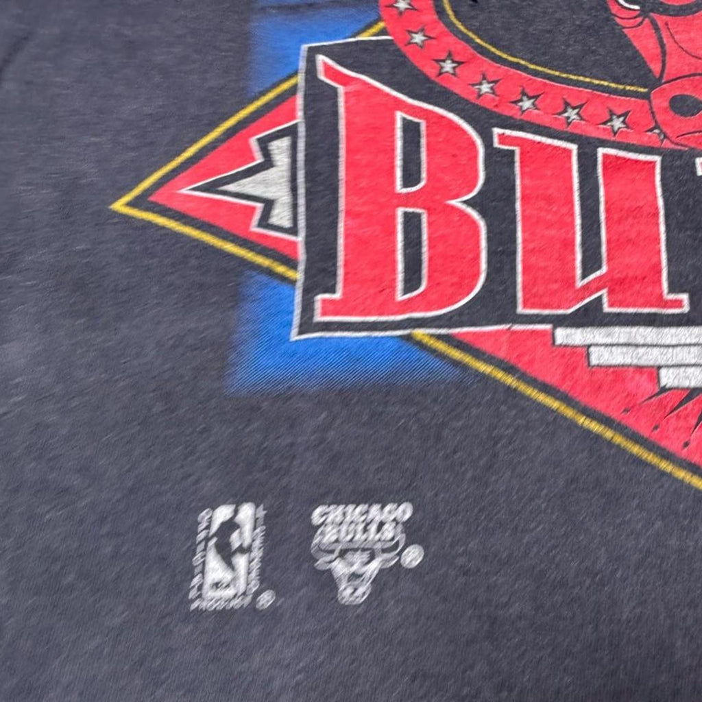 1990s Chicago Bulls Big Logo Home Team Advantage Tee | Medium