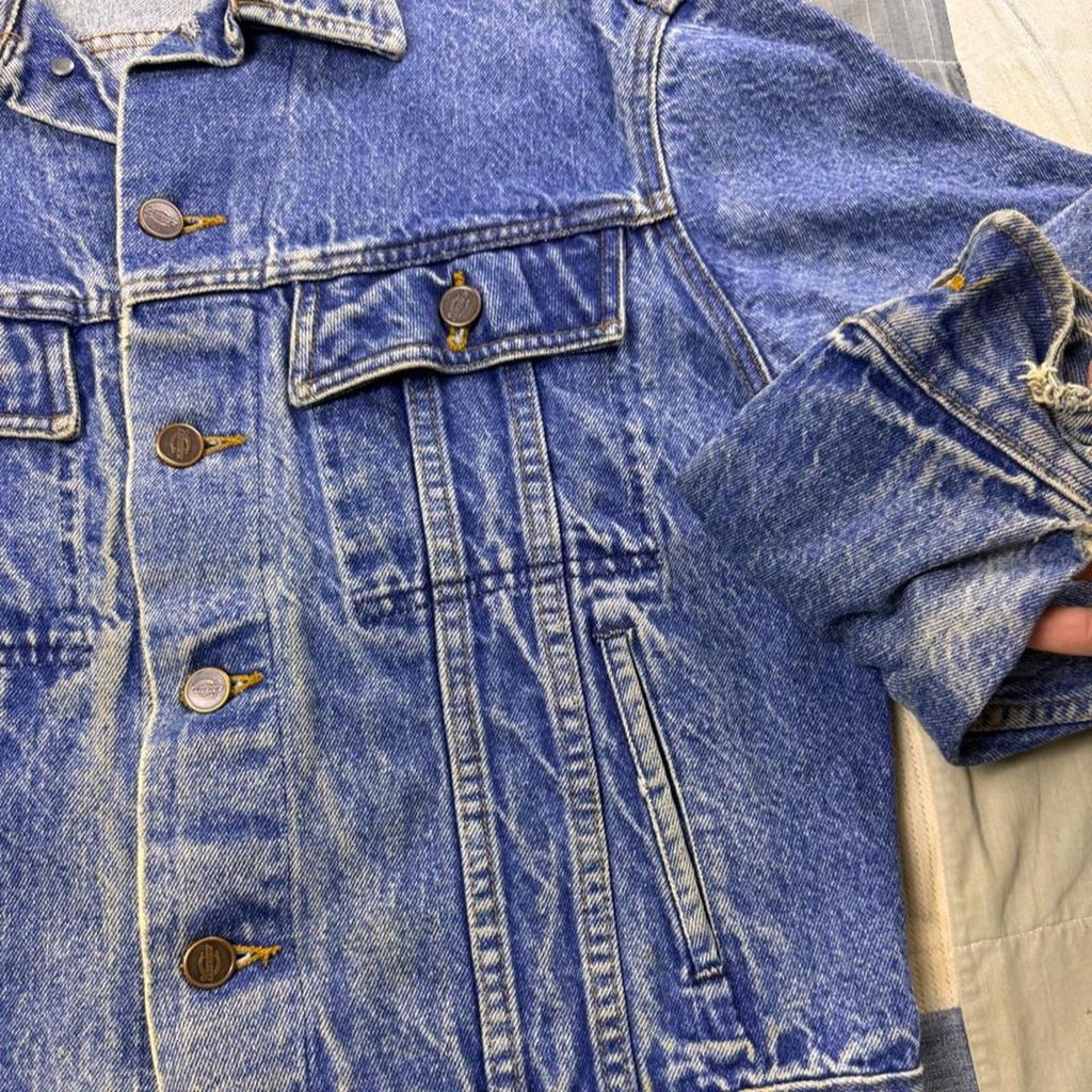 1990s Dickies Denim Trucker Jacket | Large