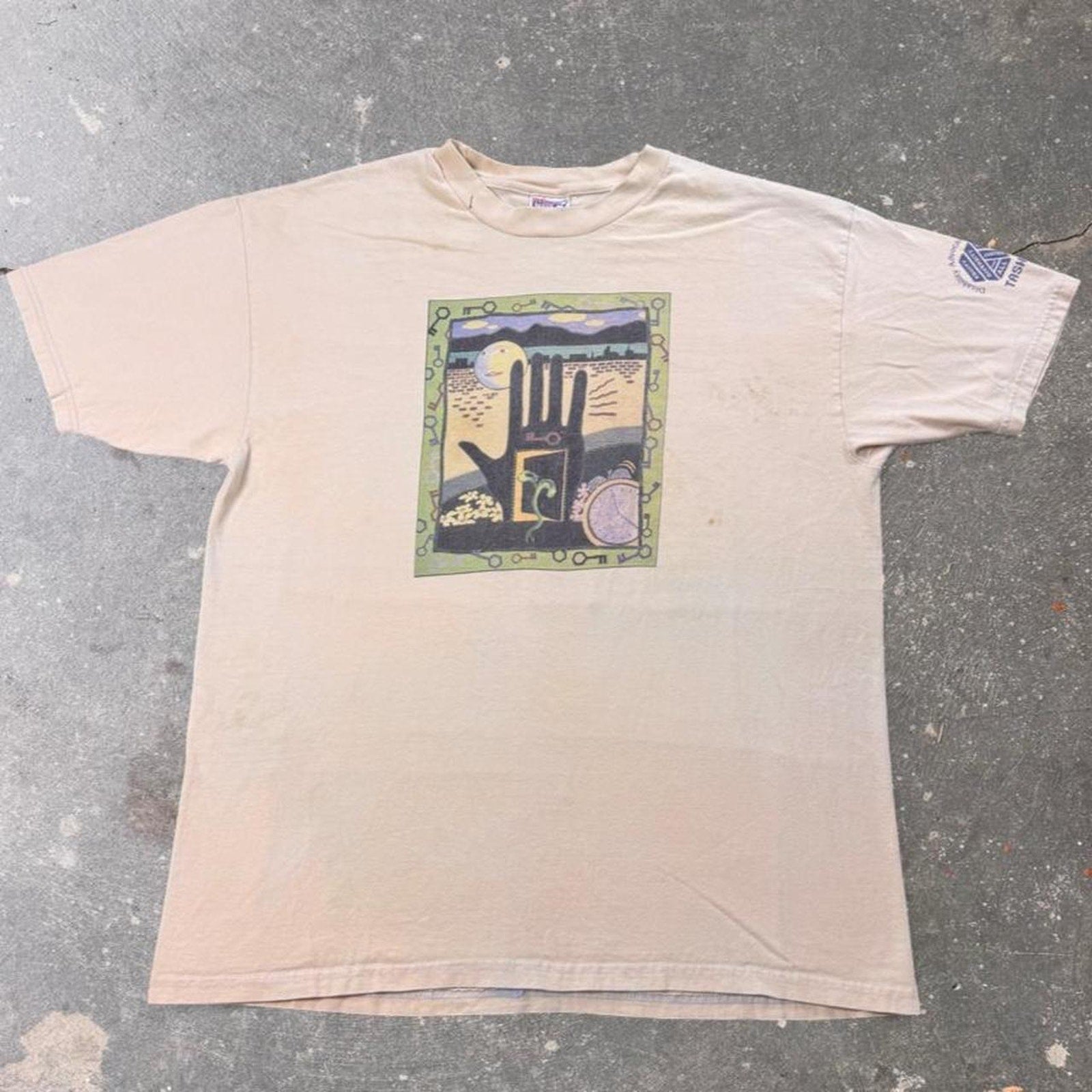 1990s TASH Diversity Advocacy Worldwide Graphic Tee | XL
