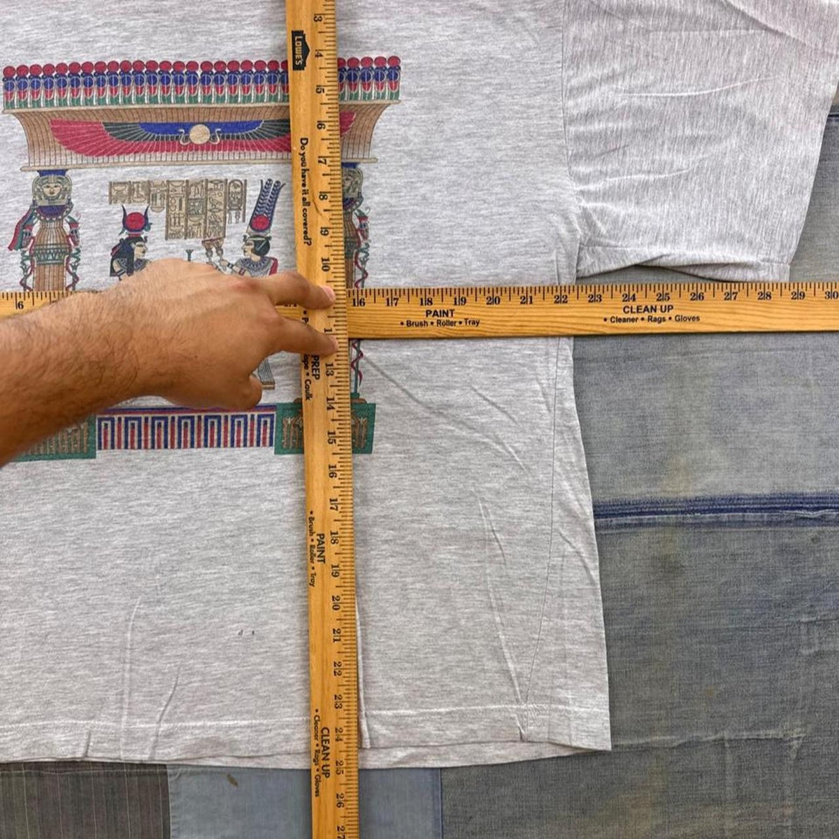 1990s Egyptian Pharaoh Hieroglyphics Graphic Tee | XL