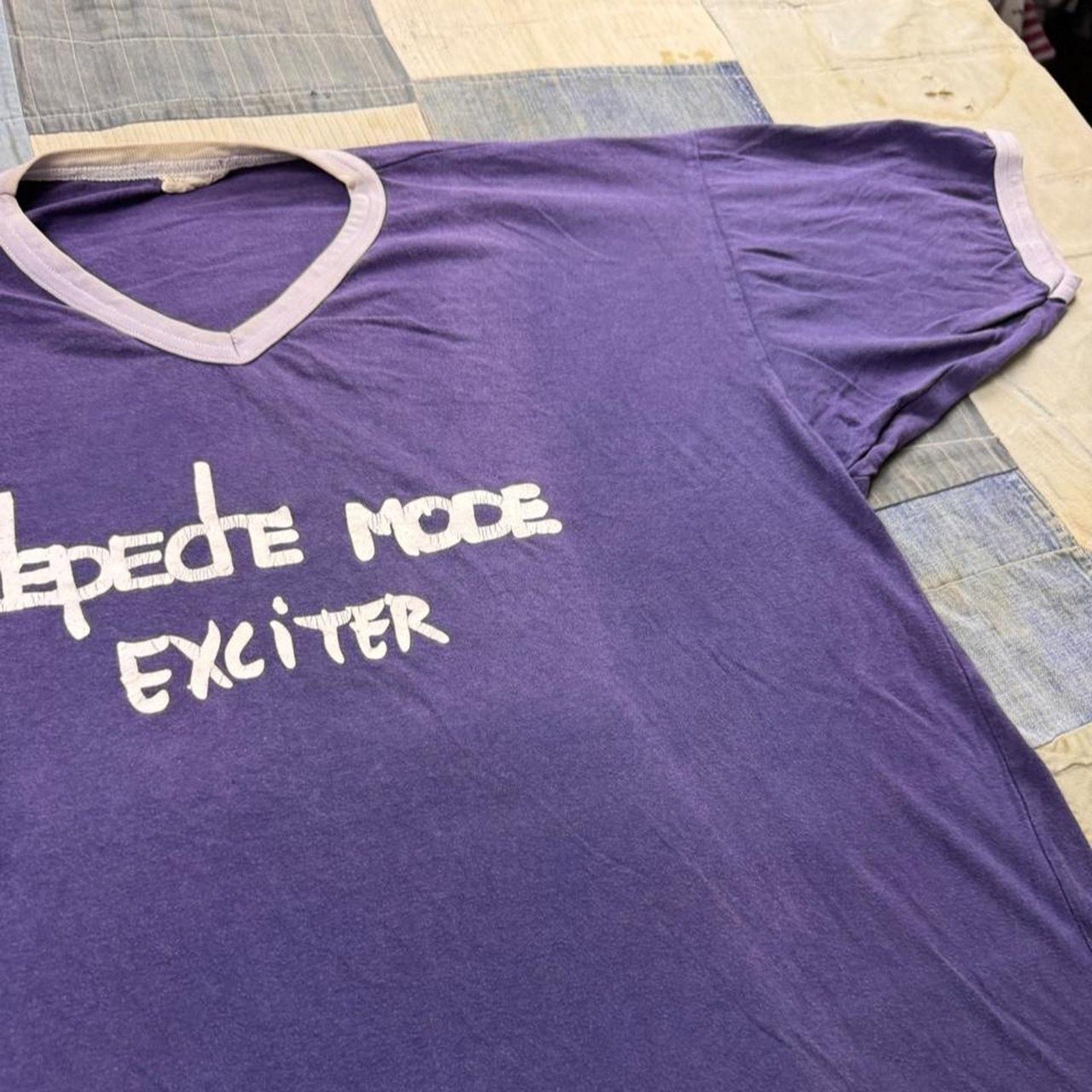2001 Depeche Mode Exciter World Tour Ringer Tee | Large