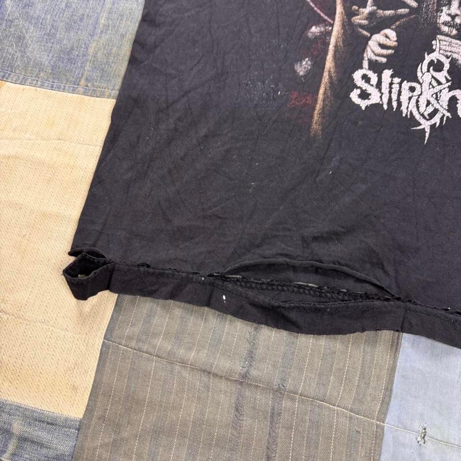 Y2K Slipknot distressed to perfection Band Tee Size: L