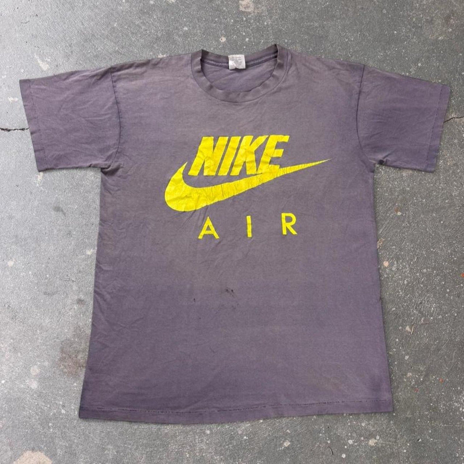 1990s Nike Air Big Swoosh Graphic Tee | Large