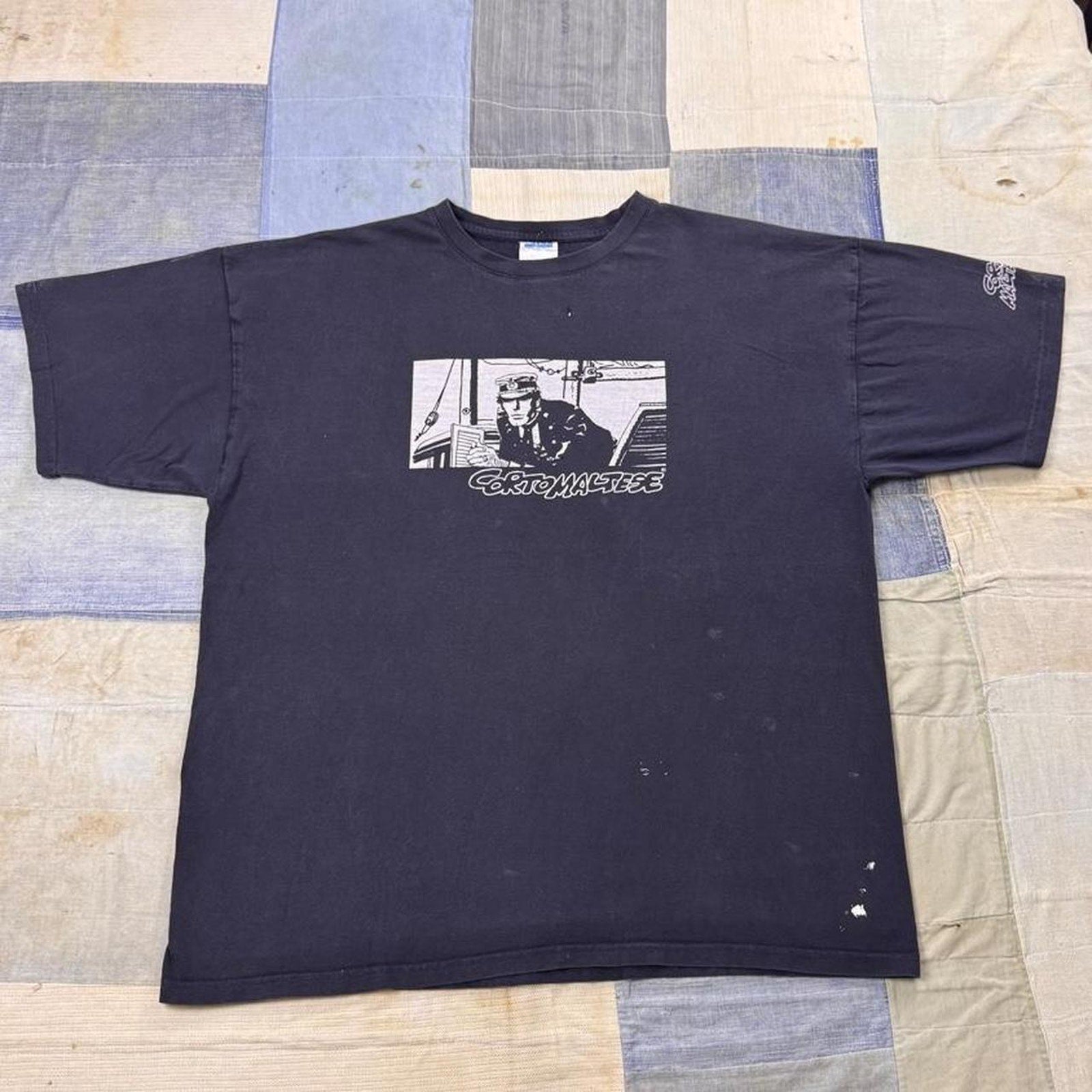 1990s Corto Maltese Sailor Comic Graphic Tee | XL