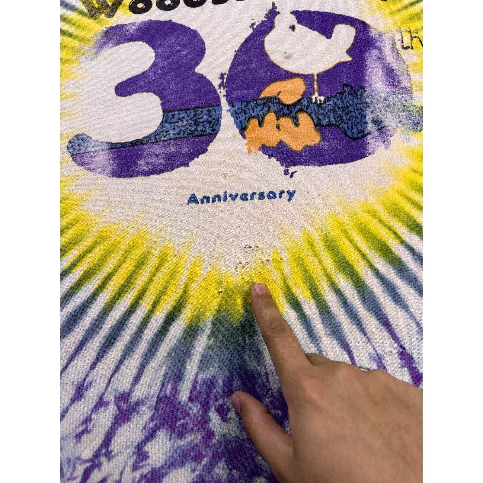 1999 Woodstock 30th Anniversary Tie Dye Tee | XL