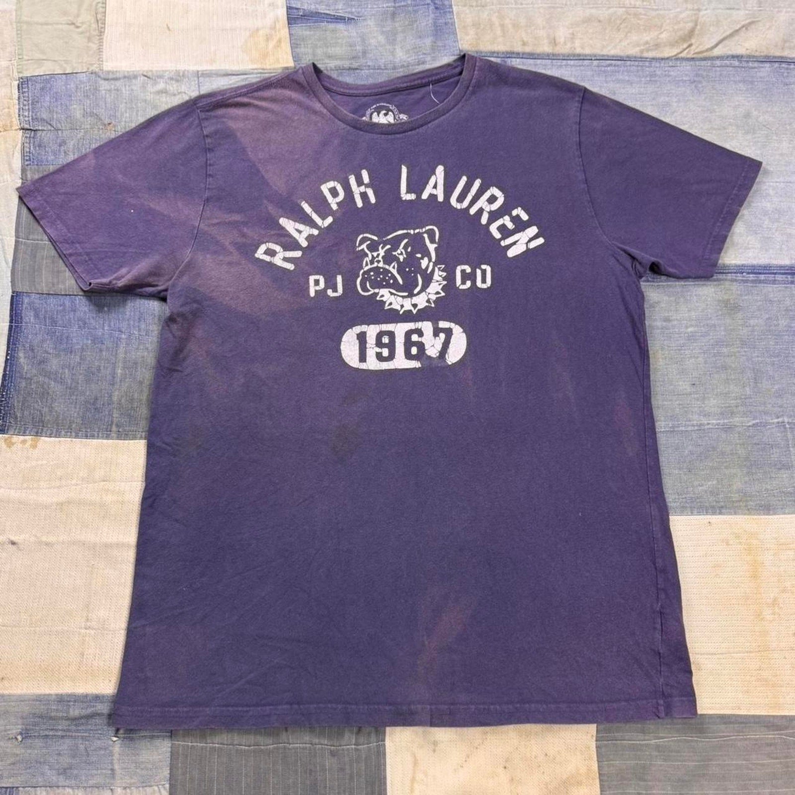 Y2k ralph lauren purple t shirt