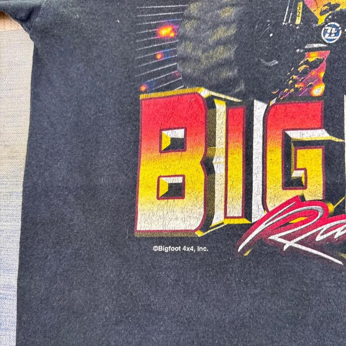 1990s Bigfoot Racing Monster Truck Graphic Tee | Large