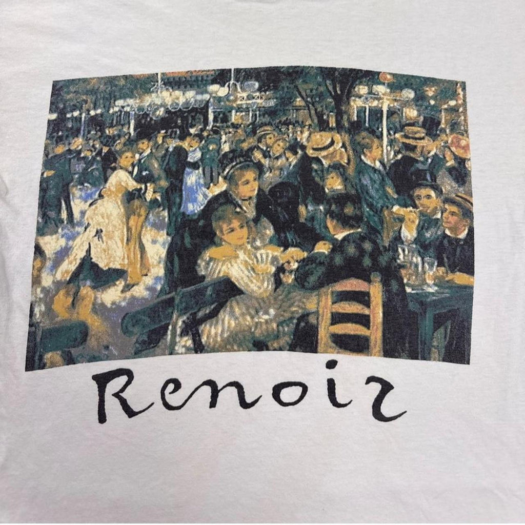 1990s Pierre-Auguste Renoir Dance at Le Moulin de la Galette Art Tee  | Medium