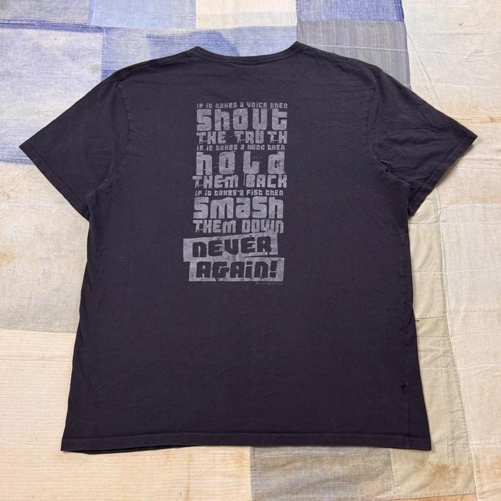 St. Pauli Fans Gegen Rechts Double-Sided Punk Soccer Tee | XXL