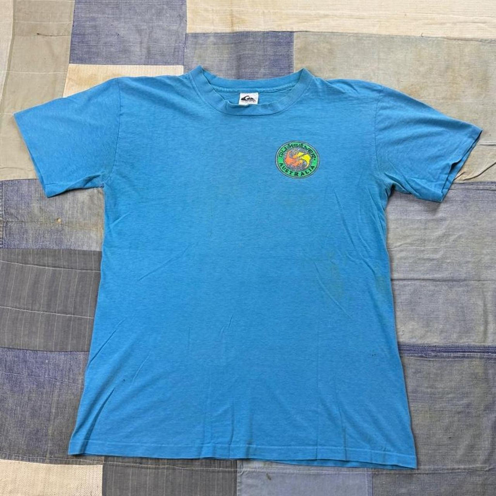 1990s Quiksilver Australia Kangaroo Logo Tee | Large