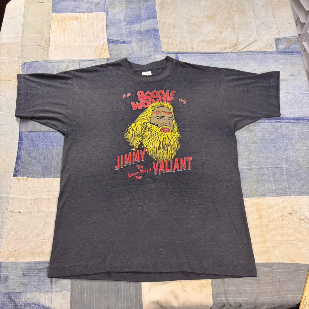 1980s Jimmy Valiant Boogie Woogie Wrestling Camp Tee | XL