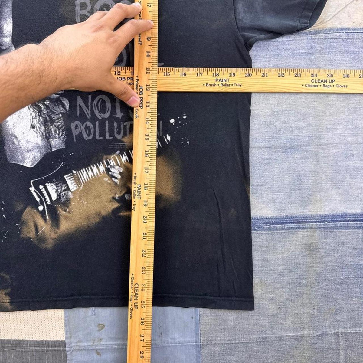 2000s AC/DC Rock and Roll Ain't Noise Pollution Sun-Faded Tee | Medium