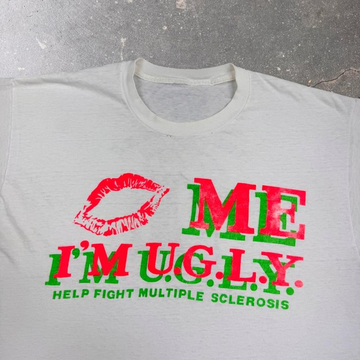1990s Kiss Me I'm Ugly Multiple Sclerosis Charity Tee | L
