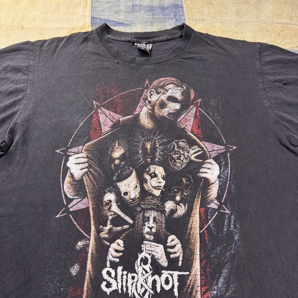 Y2K Slipknot distressed to perfection Band Tee Size: L