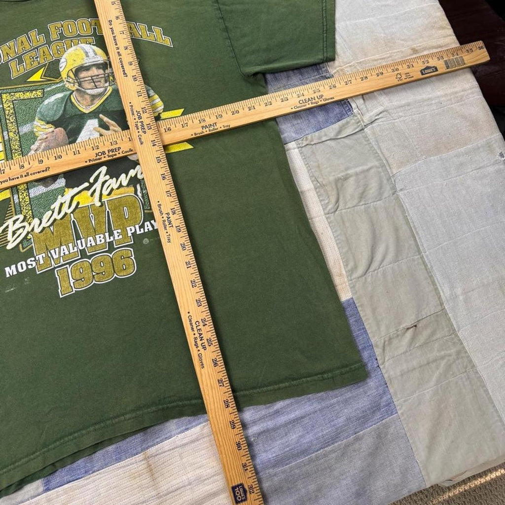 1996 Brett Favre NFL MVP Green Bay Packers Tee | Large
