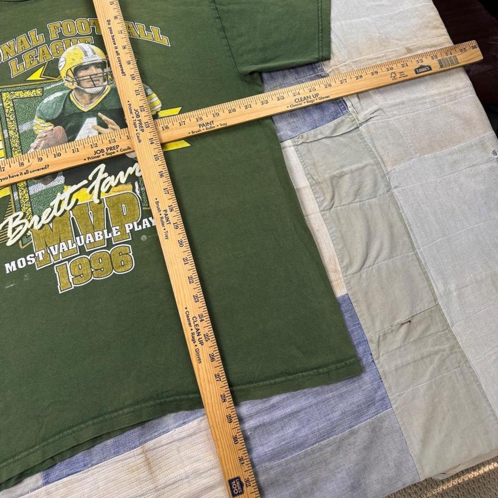 1996 Brett Favre NFL MVP Green Bay Packers Tee | Large