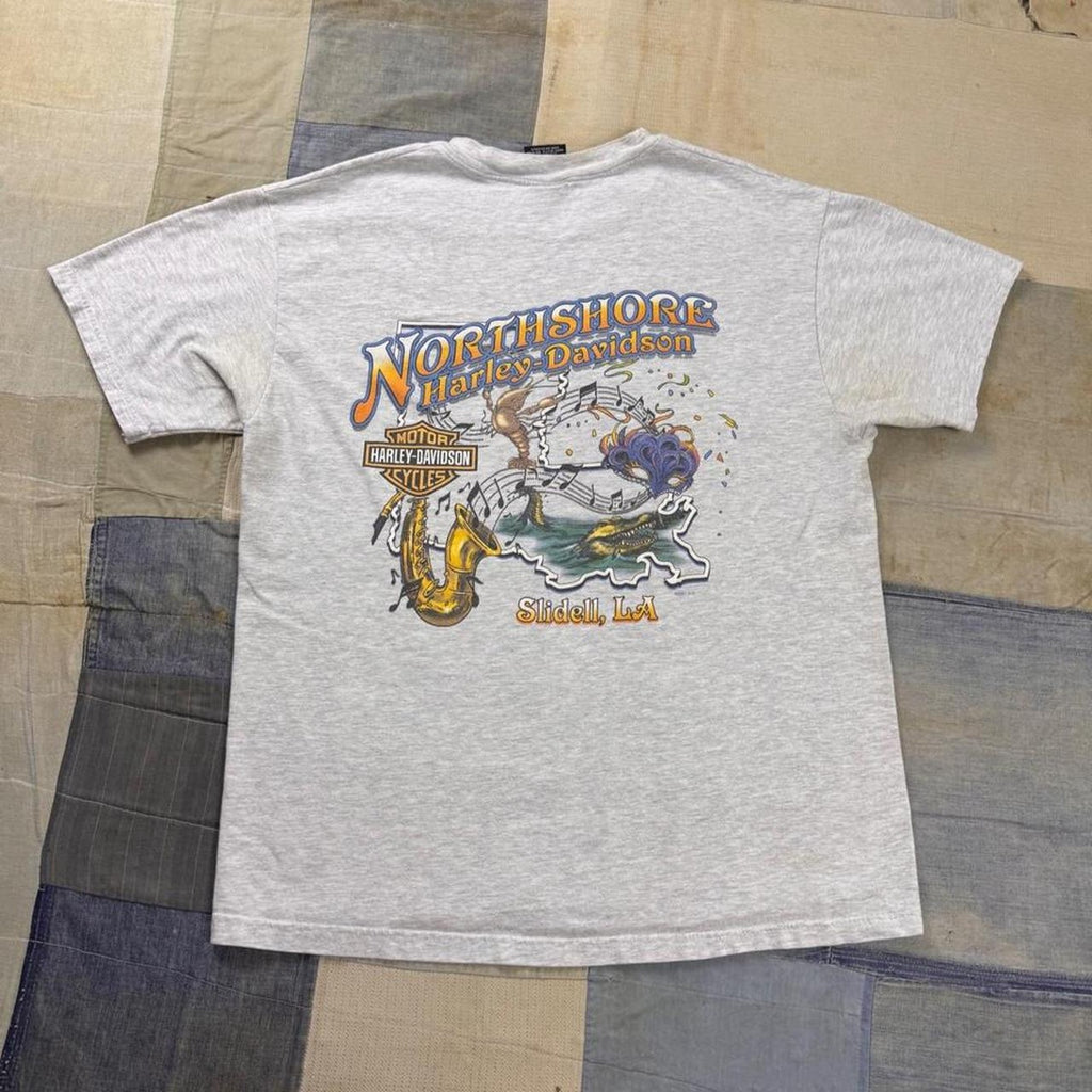 1990s Harley-Davidson Northshore Slidell Louisiana Tee | Large