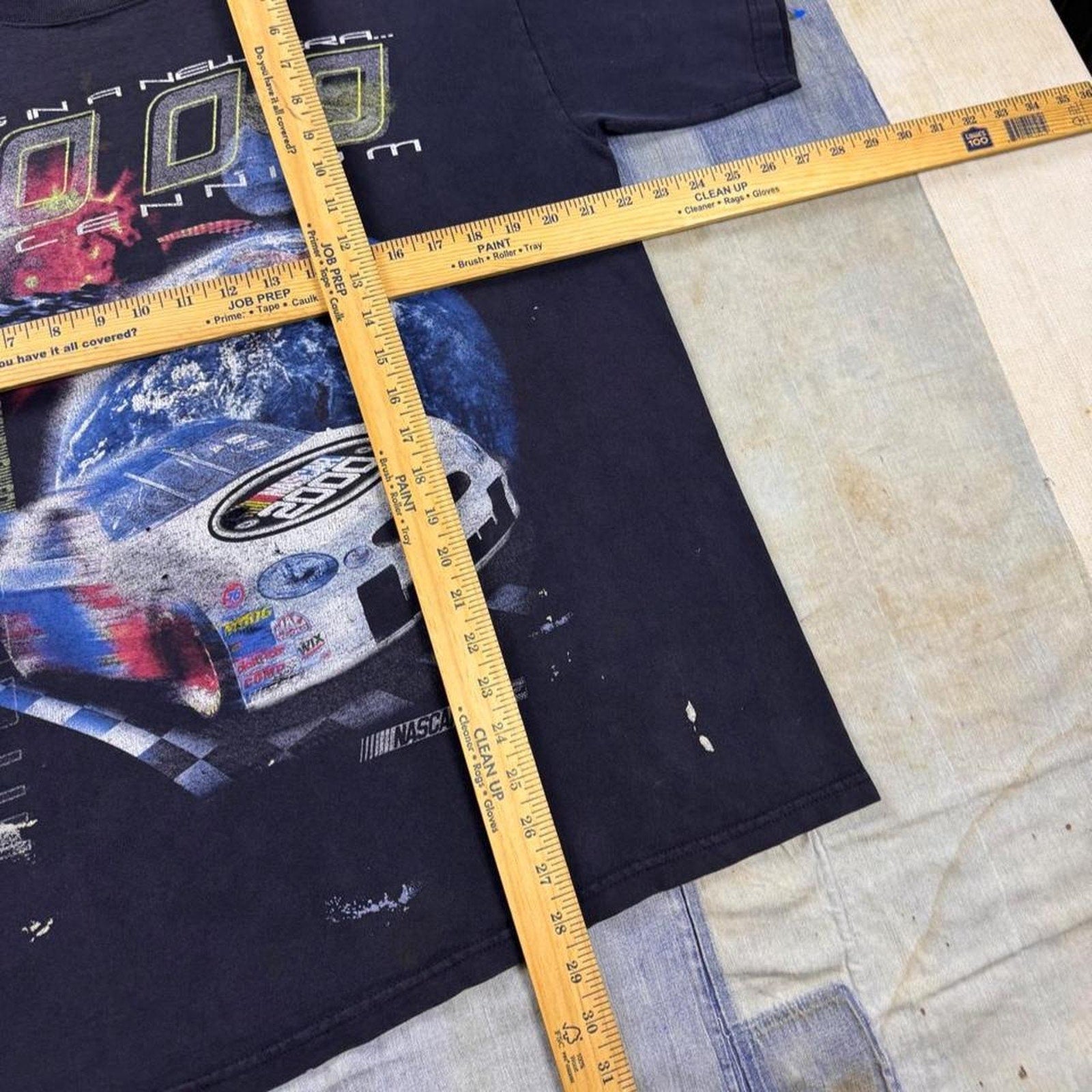 2000 NASCAR Winston Cup Millennium Schedule Racing Tee | Large