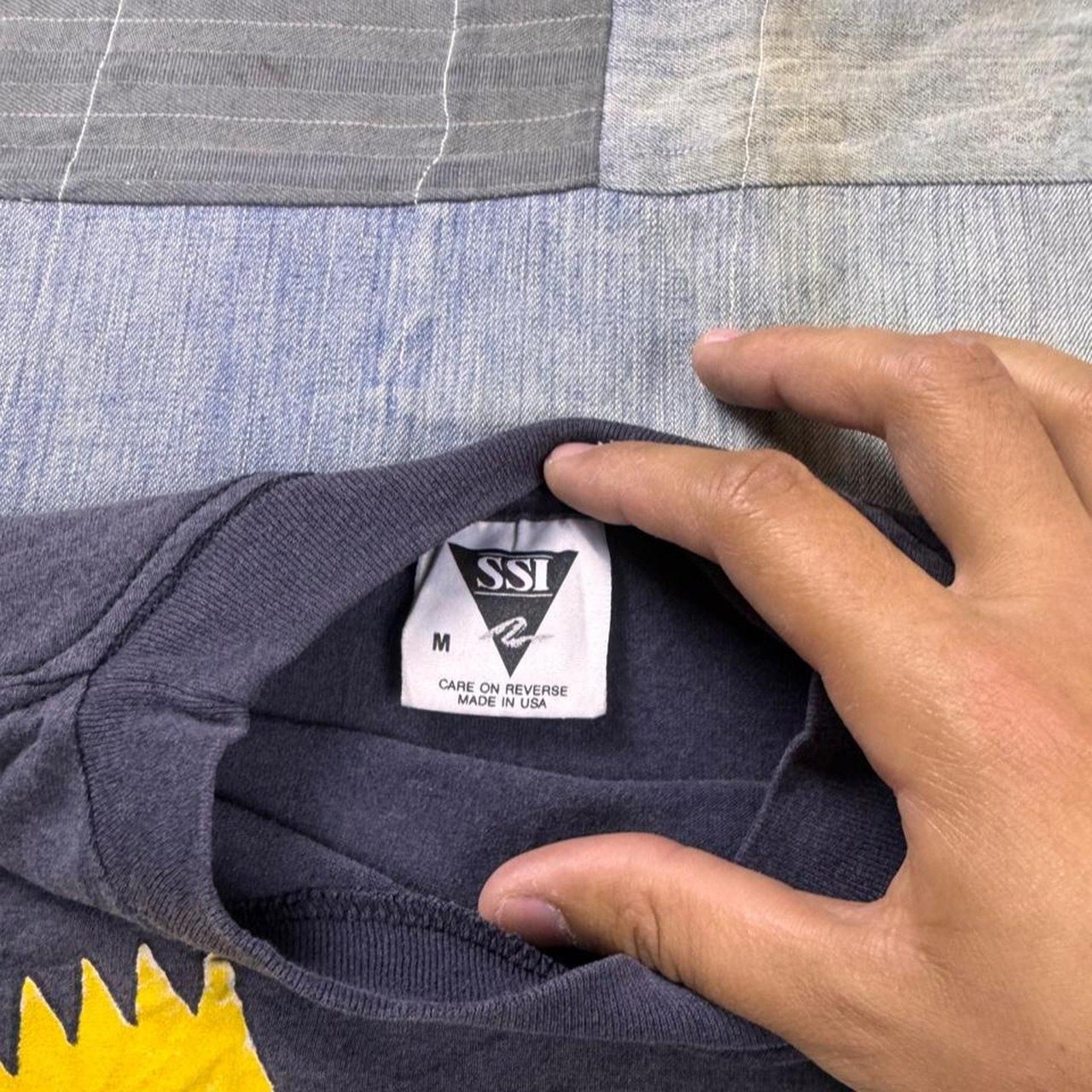 1990 Bart Simpson Cool Your Jets Skateboard Tee | Medium