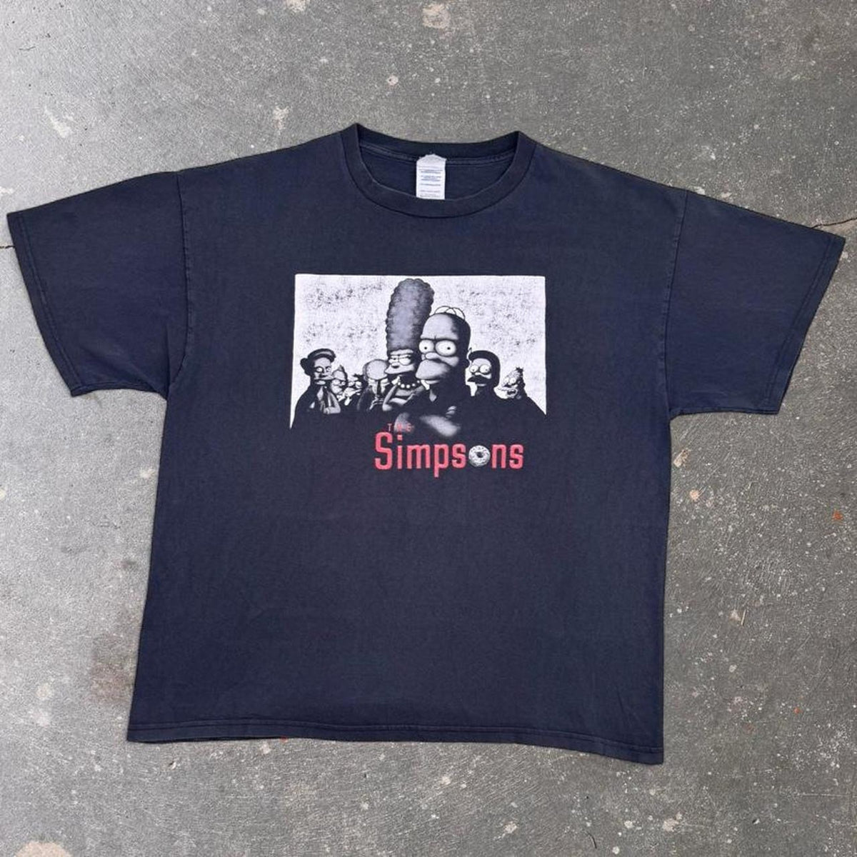 2000s The Simpsons Sopranos Parody Graphic Tee | Extra Large