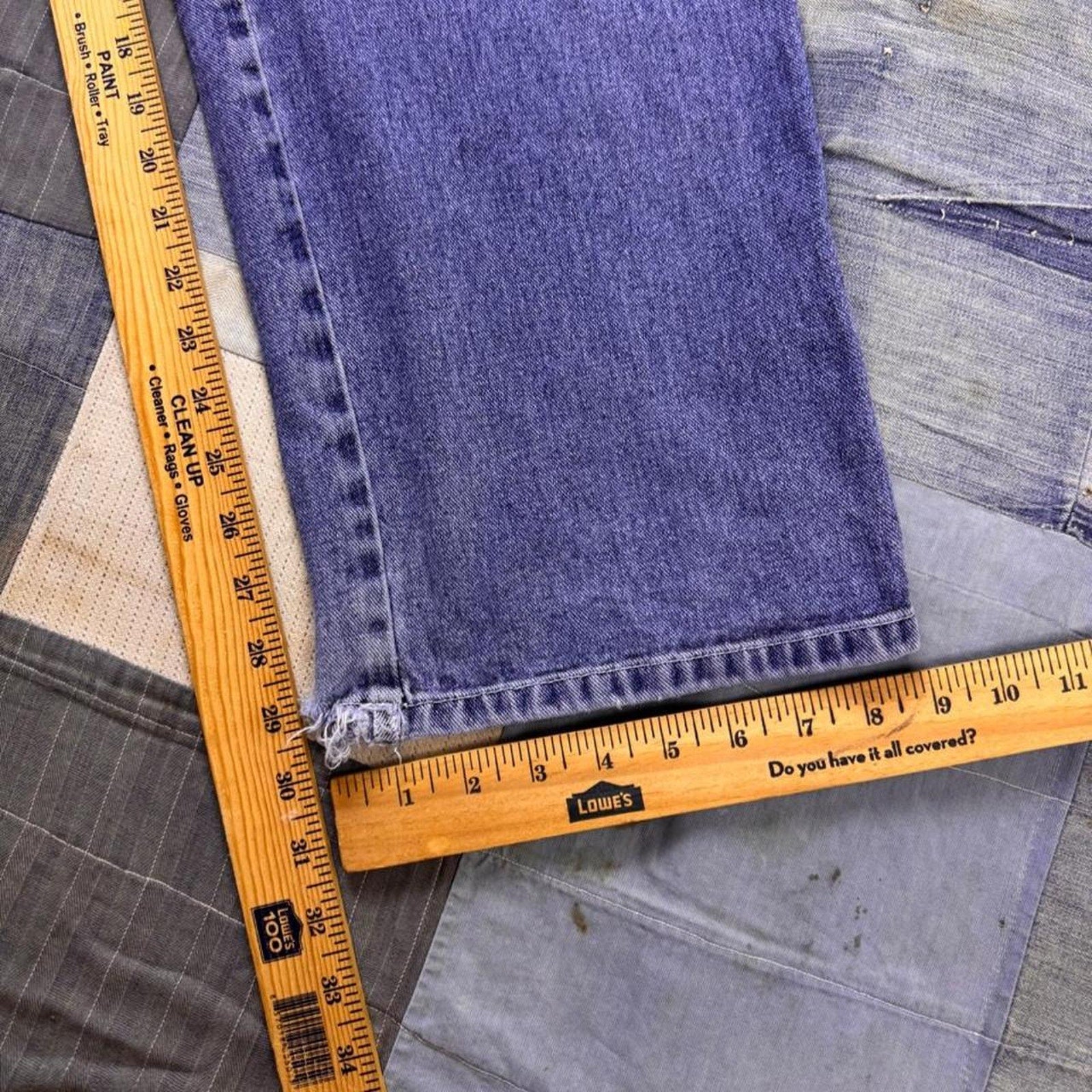 2000s Fun Embroidered Baggy Cargo Jeans | 28x30