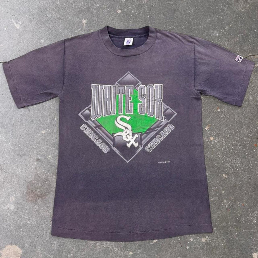 1993 Chicago White Sox Logo 7 Baseball Tee | Medium